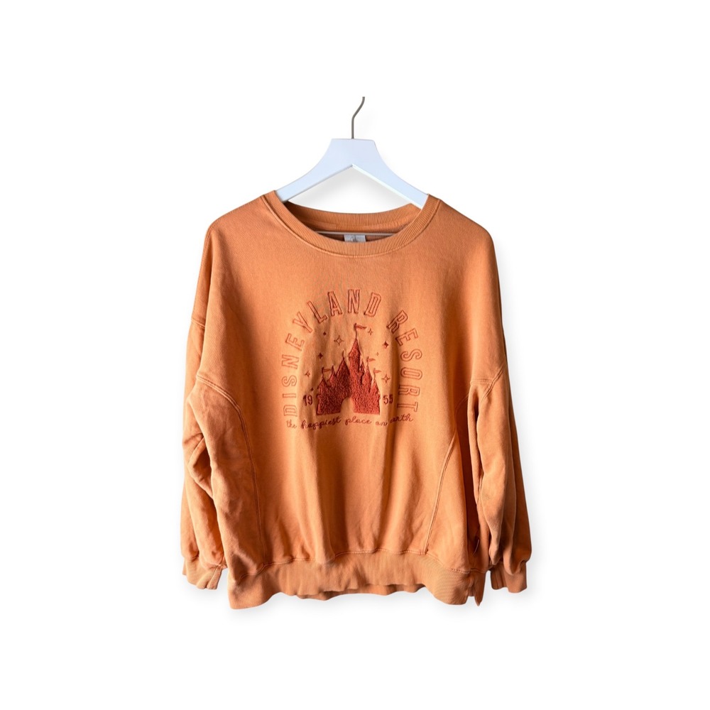 Disney Parks Disneyland Resort Sleeping Beauty Castle Orange Spirit Jersey Large